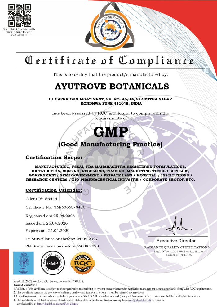 GMP certificate