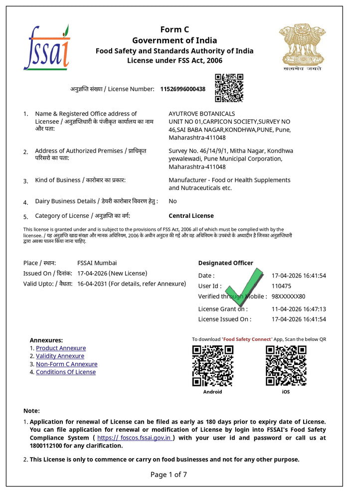 FSSAI licence